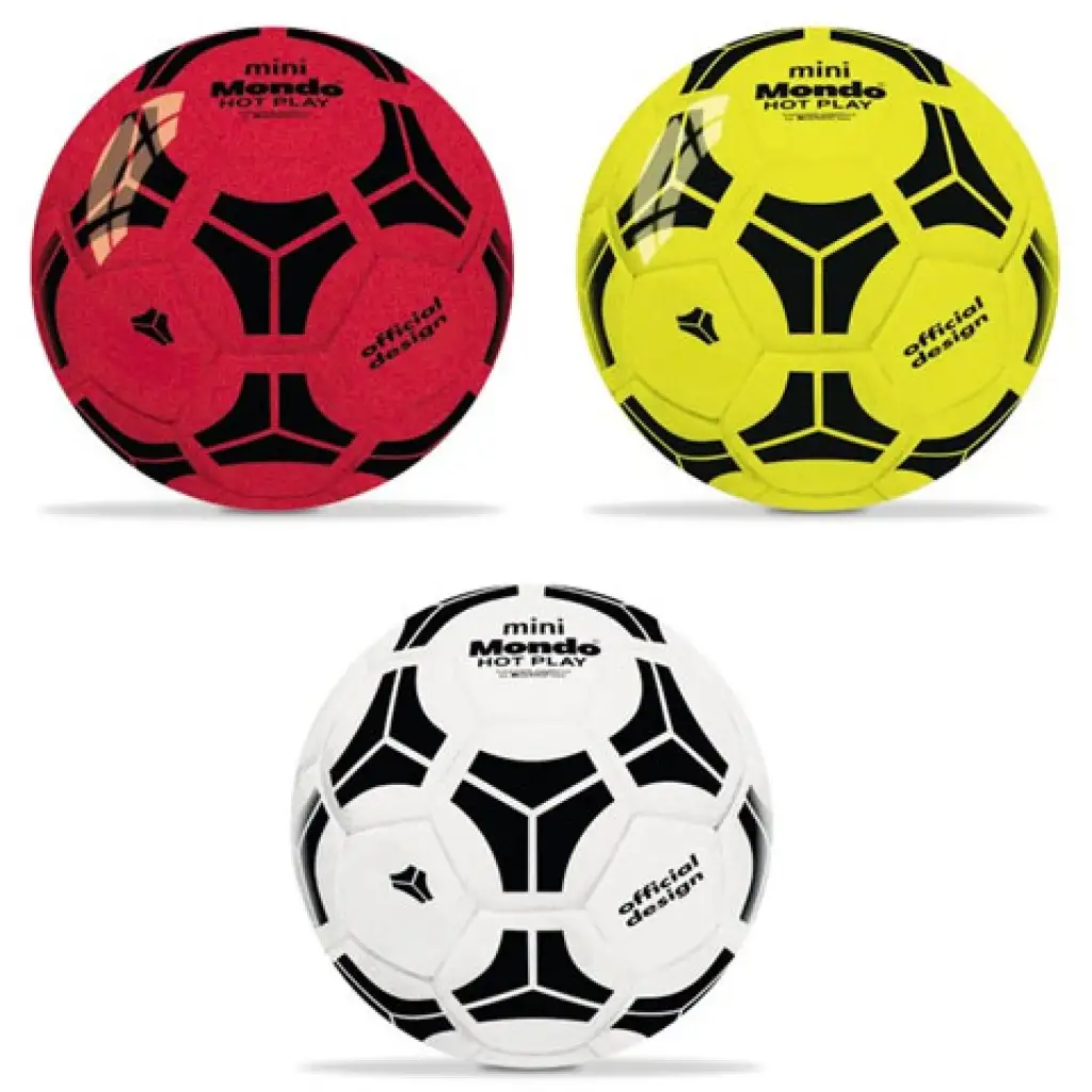 imagen de Pelota de goma colorida con diseño de fútbol 14cm en varias versiones 1
