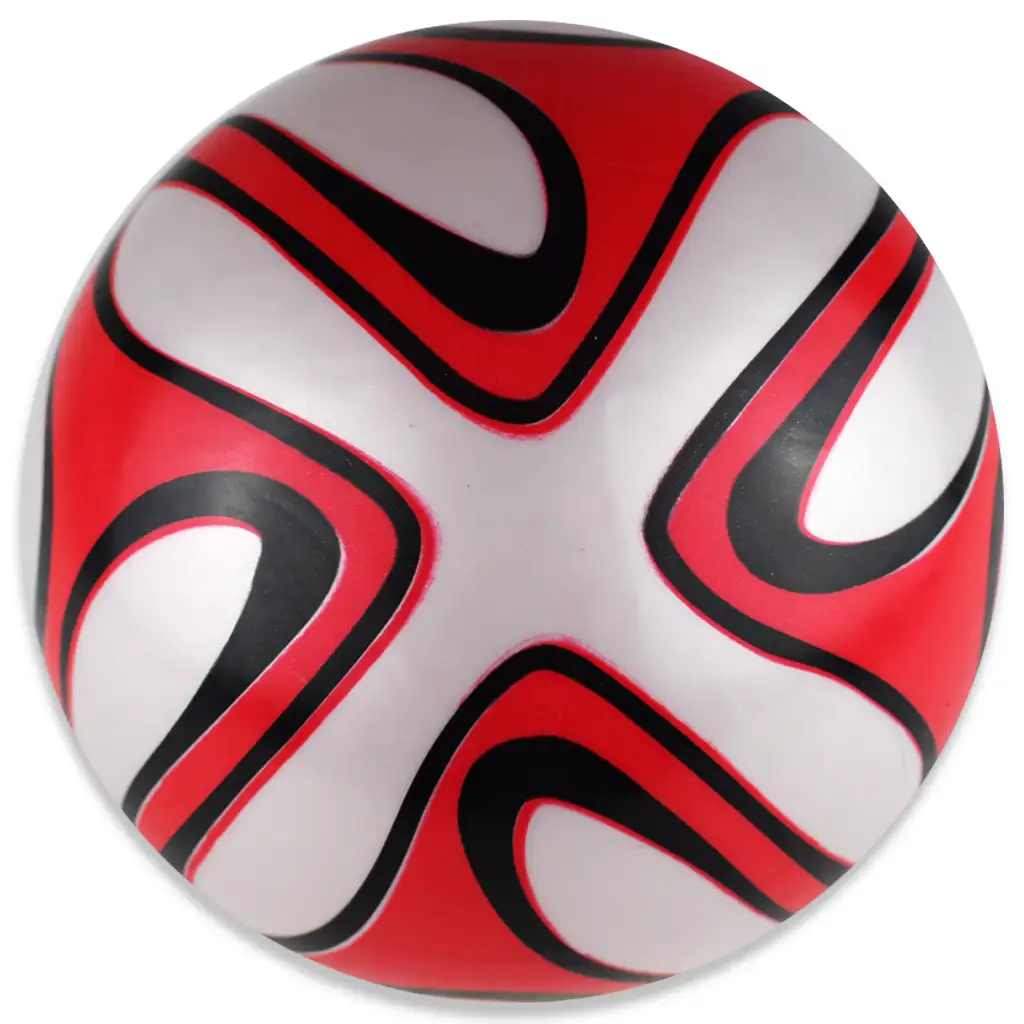 imagen de Pelota de goma con diseño colorido de 23cm 2