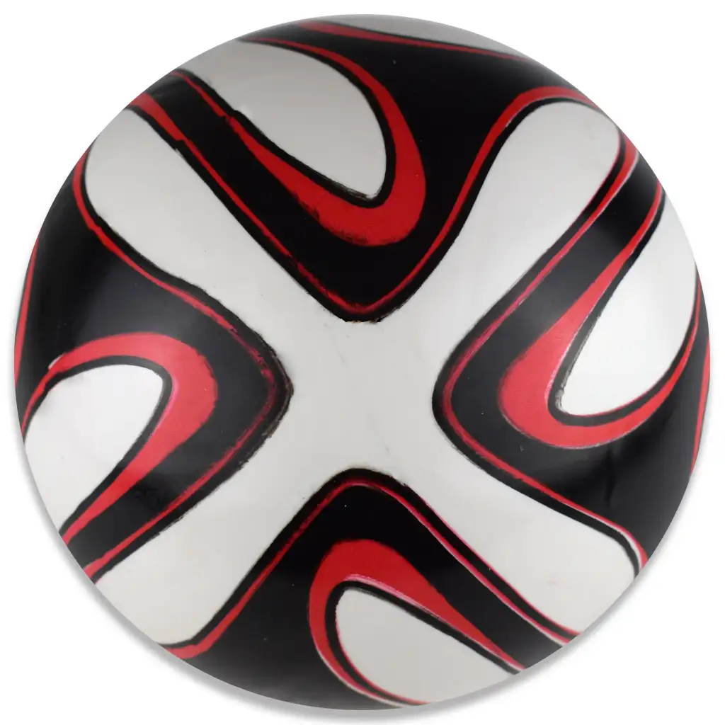 imagen de Pelota de goma con diseño colorido de 23cm 3