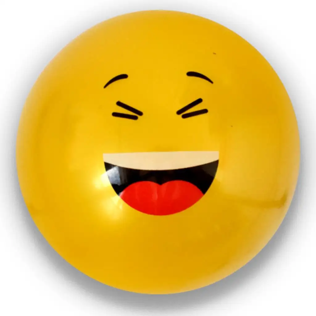 imagen de Pelota de goma con diseño de Emoji en varias versiones de 23 cm 4
