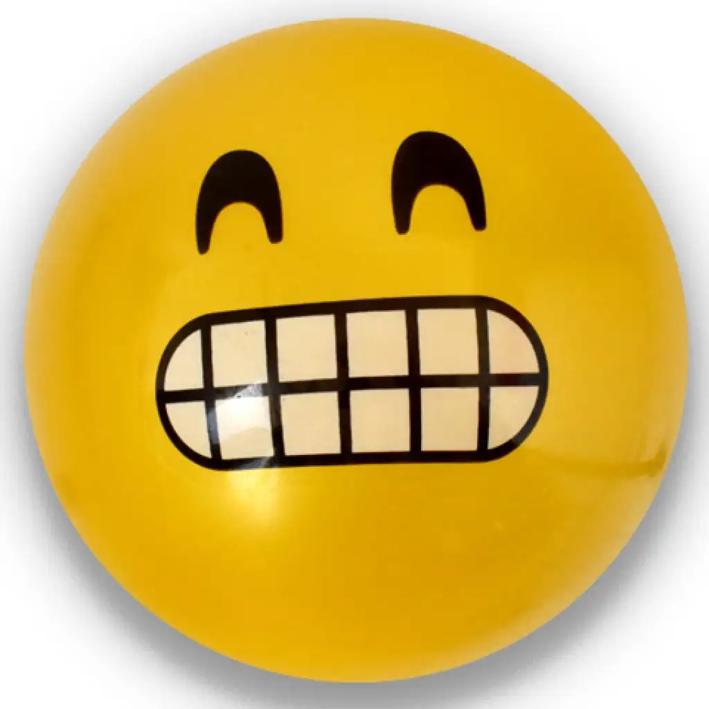 imagen de Pelota de goma con diseño de Emoji en varias versiones de 23 cm 5