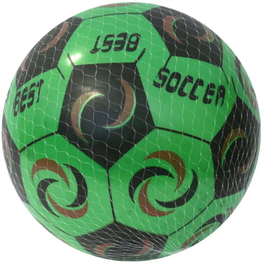 imagen de Pelota de goma con diseño de fútbol 23cm 3