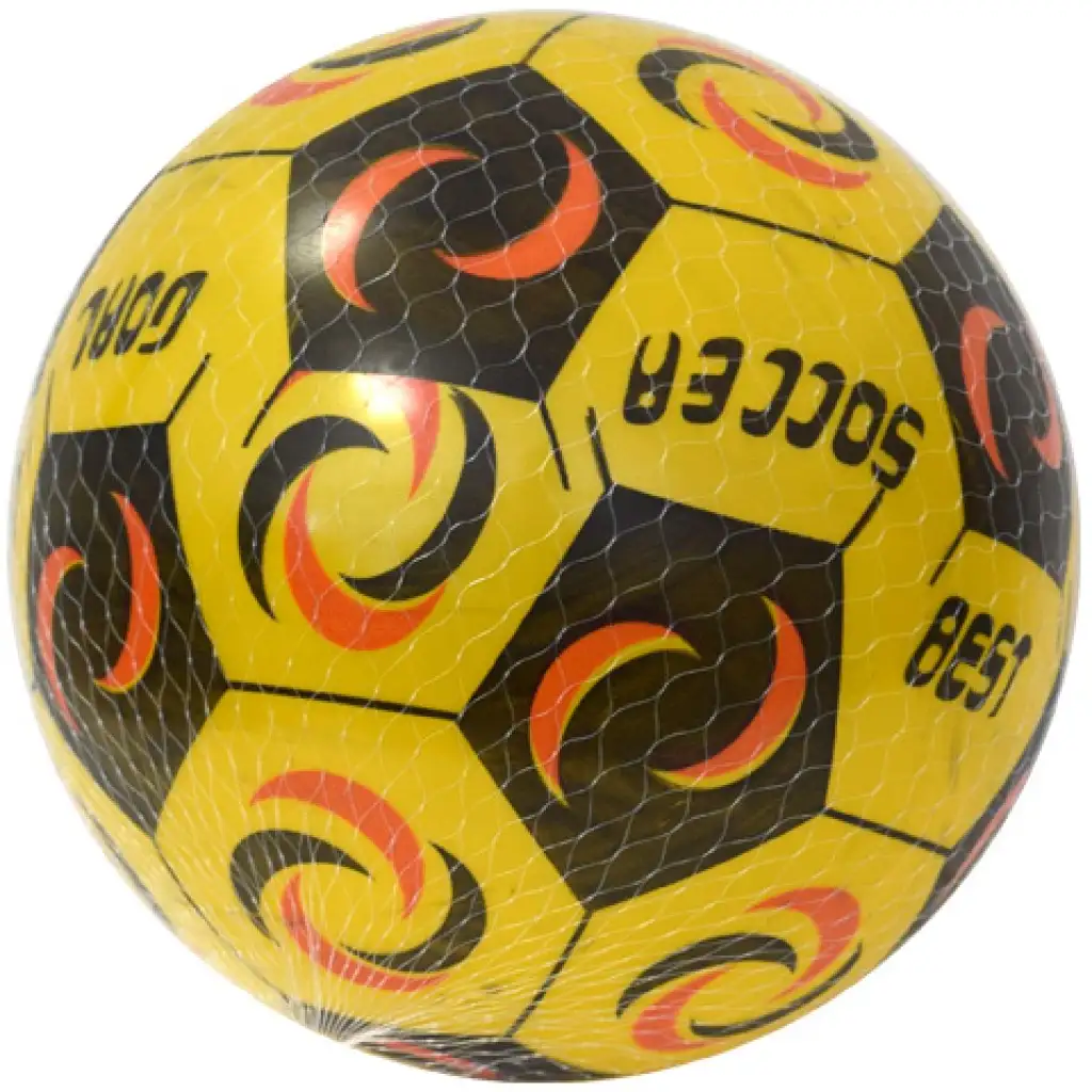 imagen de Pelota de goma con diseño de fútbol 23cm 4