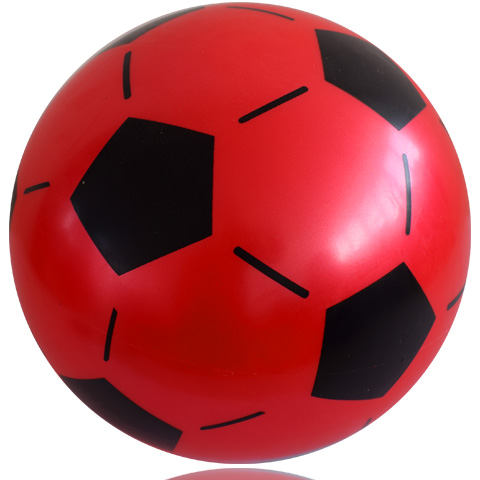 imagen de Pelota de goma con diseño de fútbol de 22 cm en varios colores 3