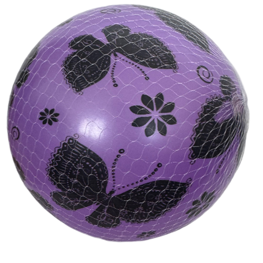 imagen de Pelota de goma con diseño de mariposa de 23 cm en varias versiones 1ud 3