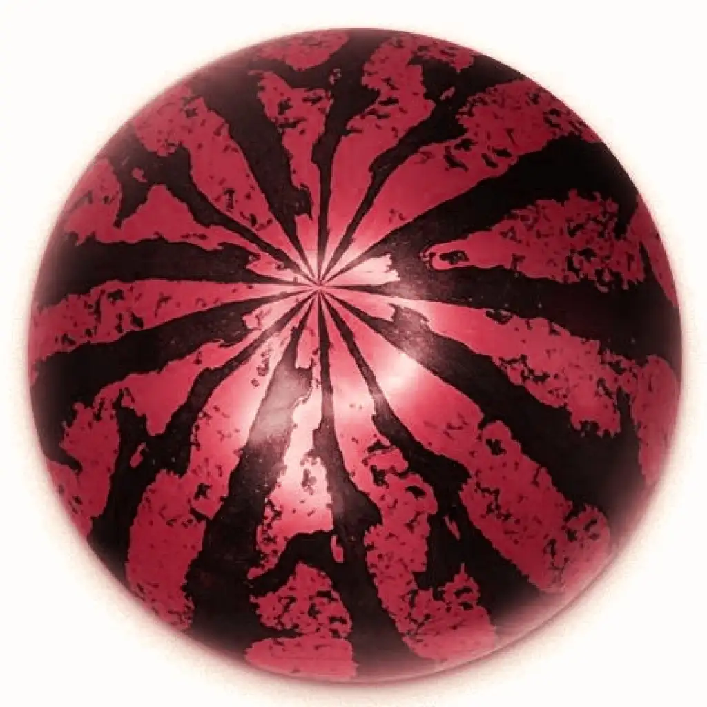 imagen de Pelota de goma con diseño de sandía en varias versiones de 23 cm 3