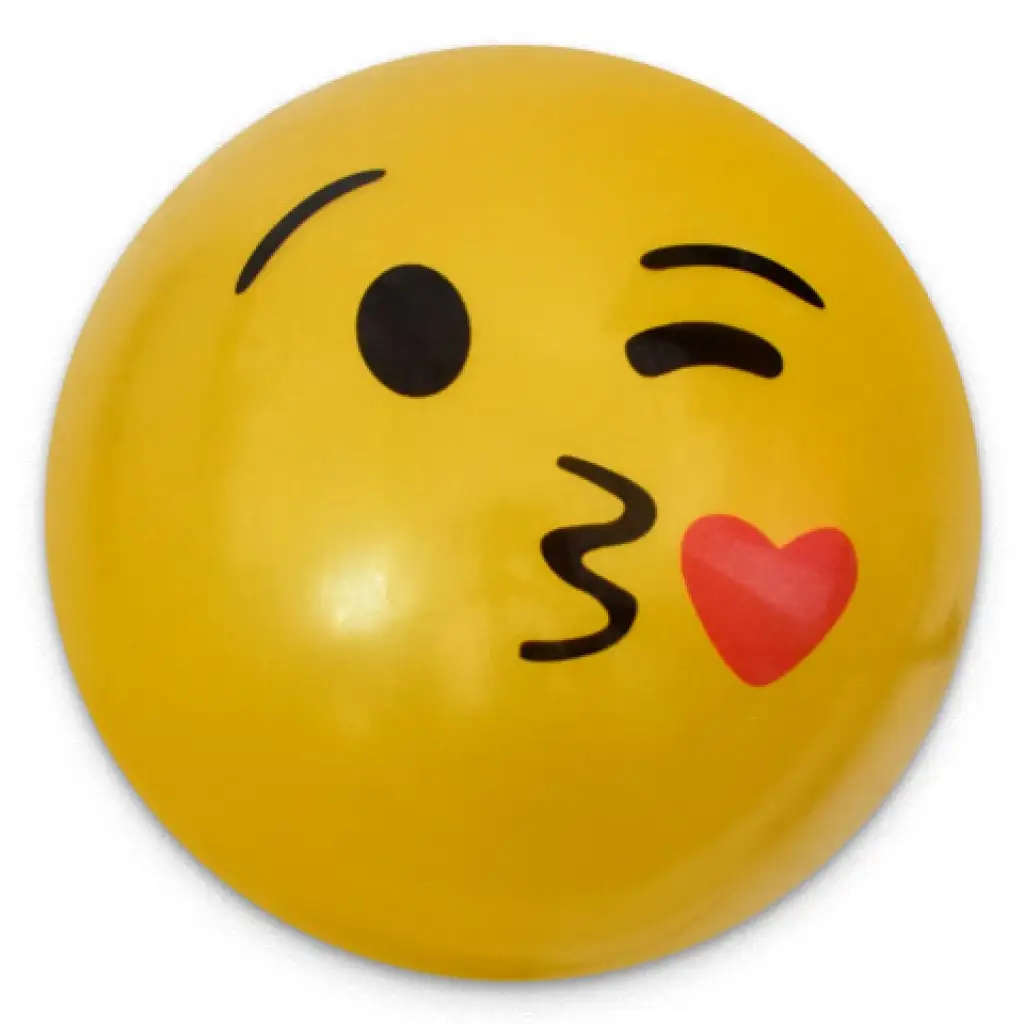 imagen de Pelota de goma con diseño de Smiley en varias versiones de 23 cm 10