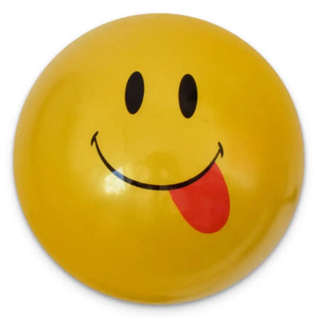 imagen de Pelota de goma con diseño de Smiley en varias versiones de 23 cm 11