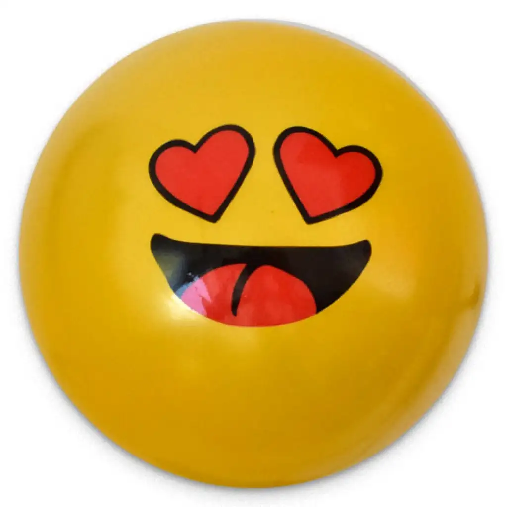 imagen de Pelota de goma con diseño de Smiley en varias versiones de 23 cm 2