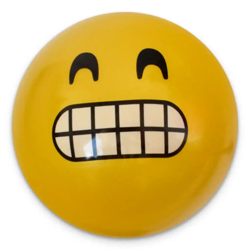 imagen de Pelota de goma con diseño de Smiley en varias versiones de 23 cm 3