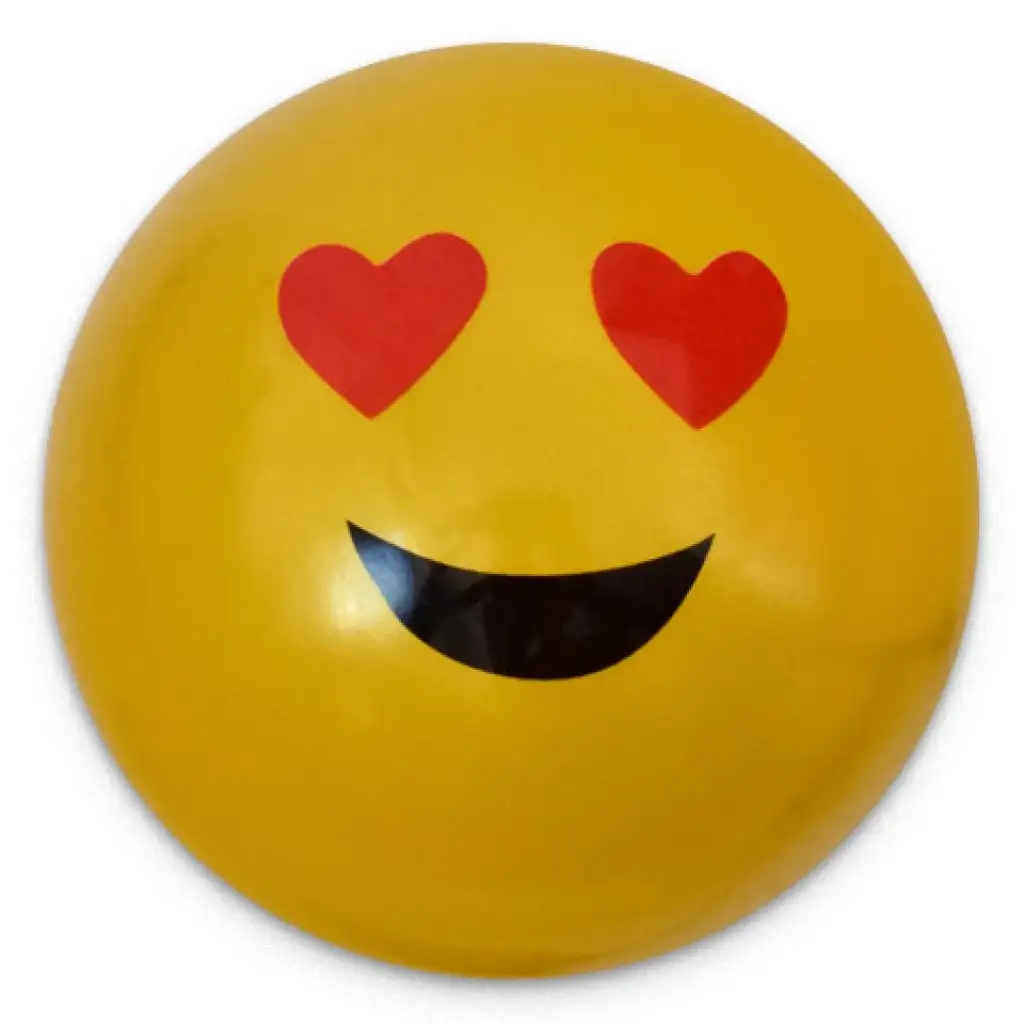 imagen de Pelota de goma con diseño de Smiley en varias versiones de 23 cm 4