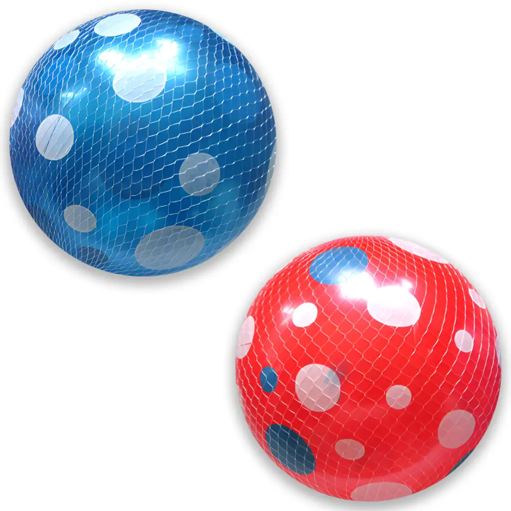 imagen de Pelota de goma con puntos en varias versiones de 23 cm 1