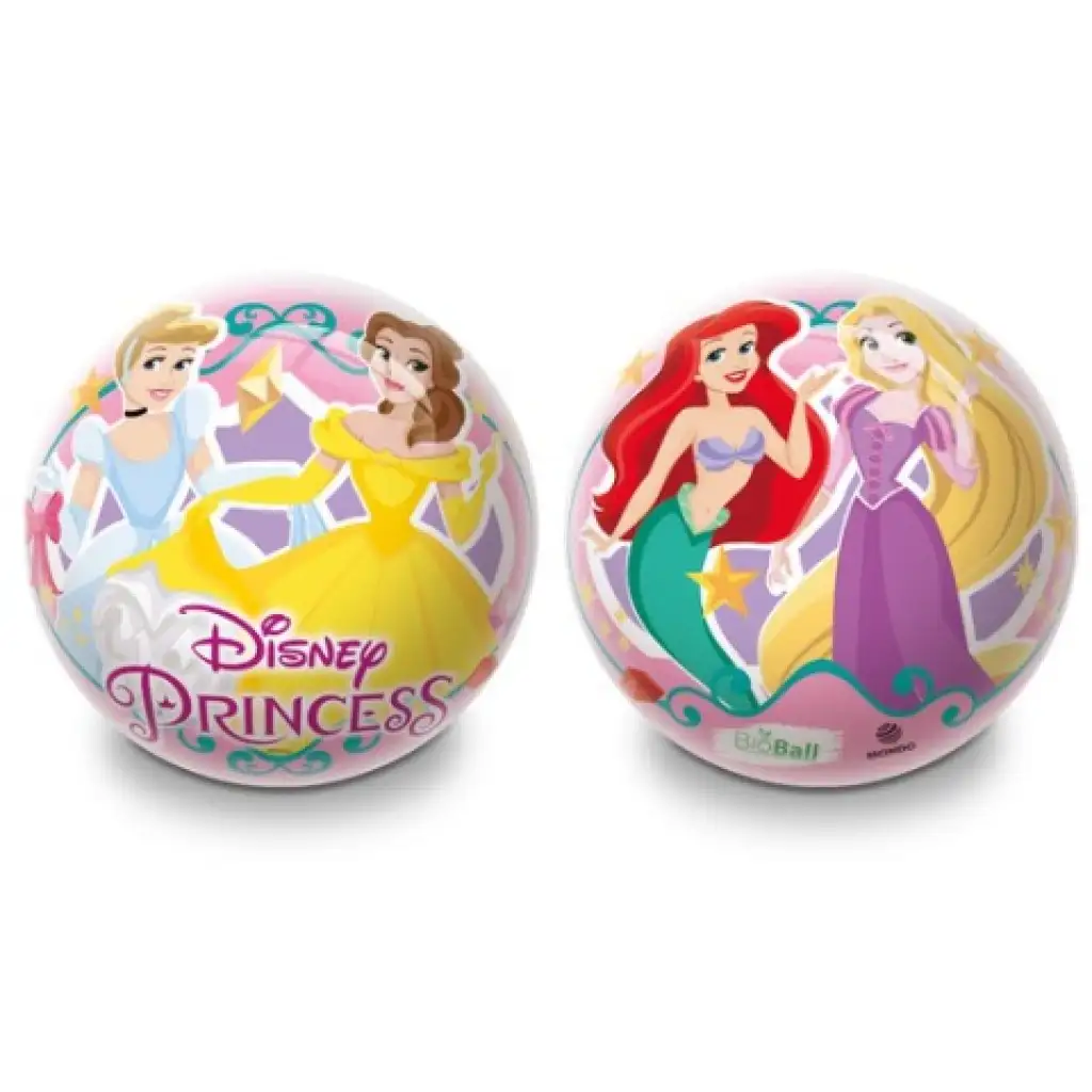 imagen de Pelota de goma de Princesas Disney de 14 cm 1