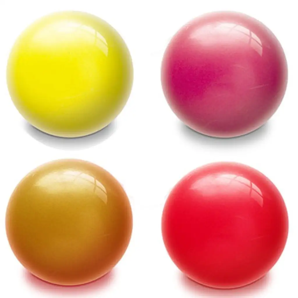 imagen de Pelota de goma flúor de un solo color de 14 cm en varios colores 1