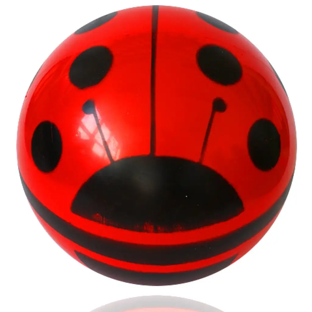 imagen de Pelota de mariquita grande con diseño de 22 cm 1