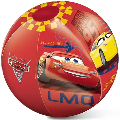 imagen de Pelota de playa inflable Cars 3 50cm 1