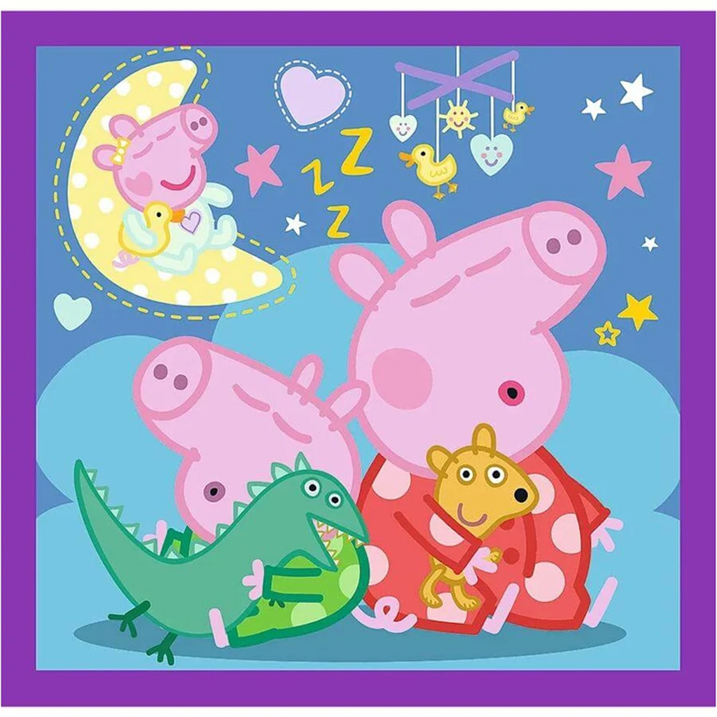 imagen de Peppa cerdita 3 en 1 20-36-50 piezas puzzle - Trefl 4