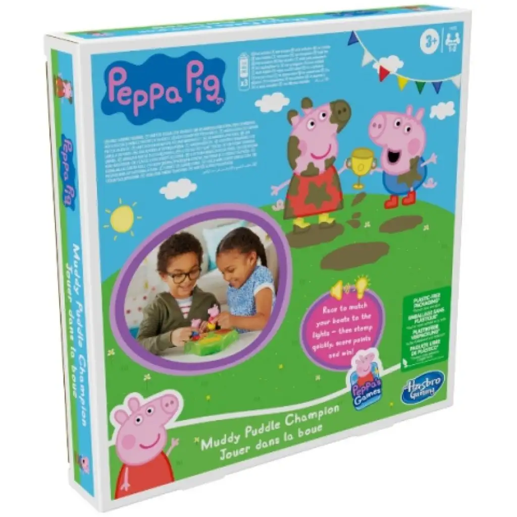 imagen de Peppa cerdita Campeón de charcos fangosos juego de mesa - Hasbro 1