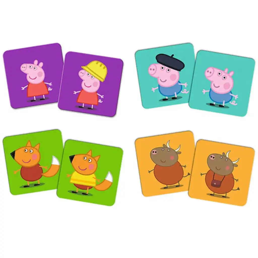 imagen de Peppa cerdita Classic & Plus juego de memoria 36 piezas - Trefl 2