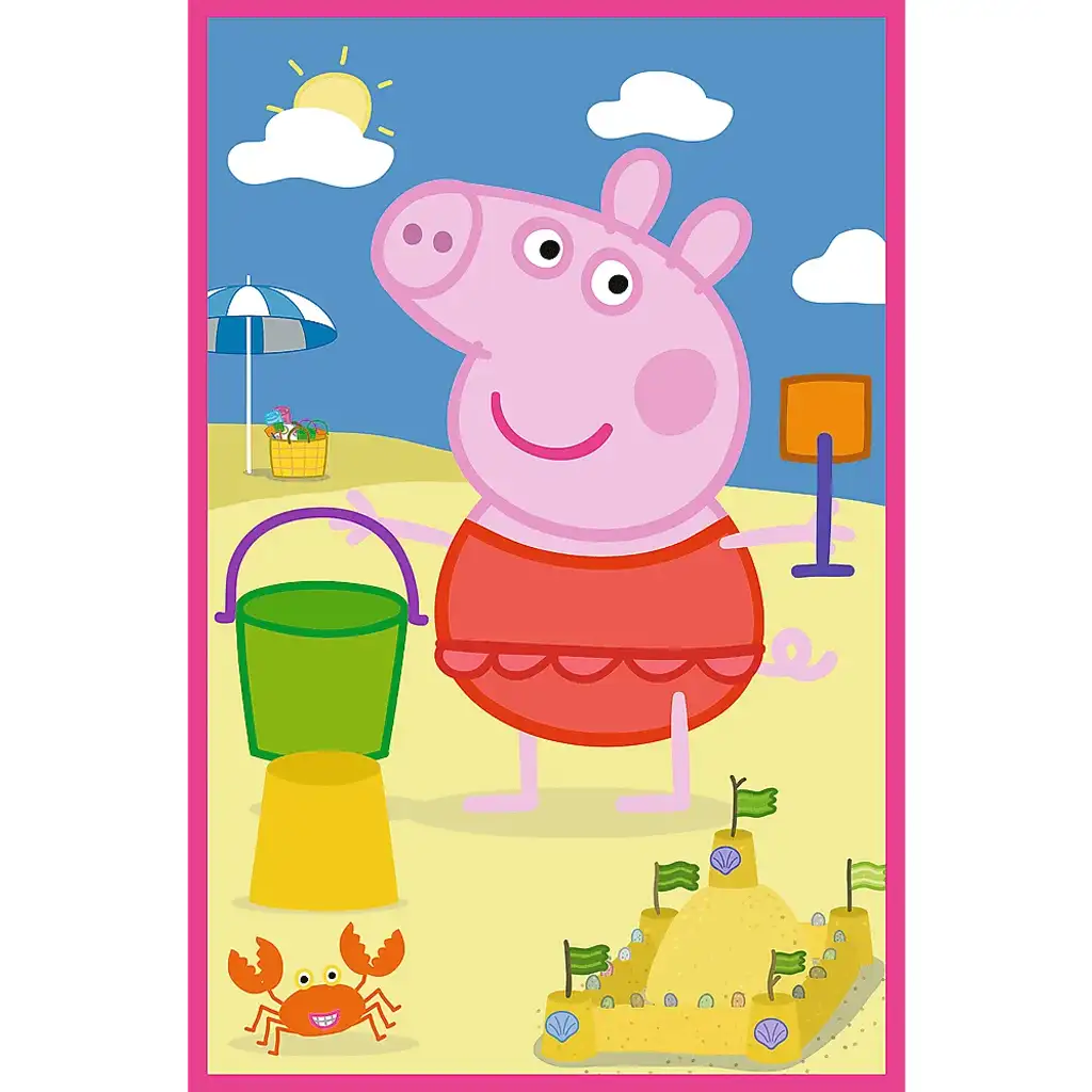 imagen de Peppa cerdita el poder de la amistad puzzle de 3x50 piezas - Trefl 4