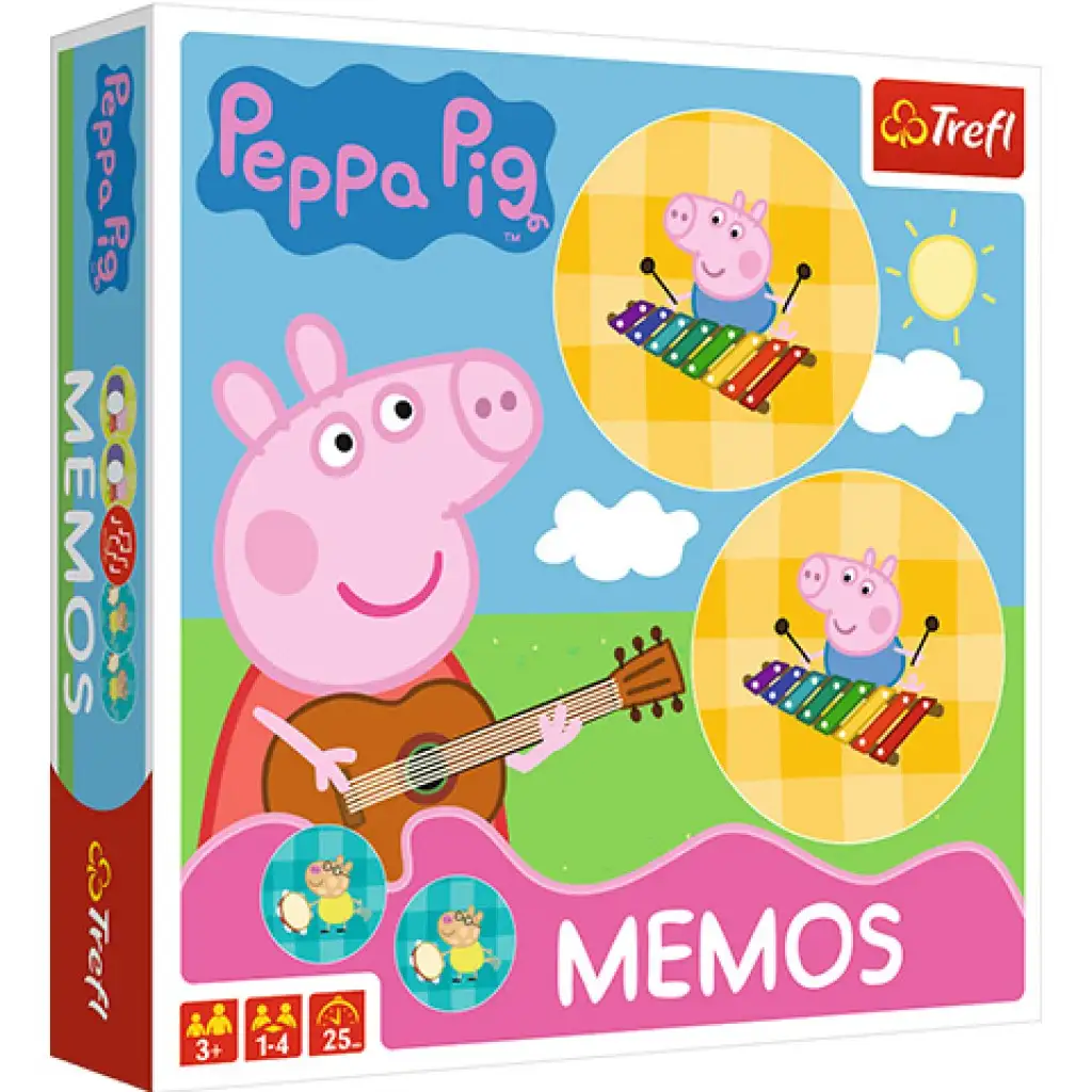 imagen de Peppa cerdita y amigos juego de memoria - Trefl 1