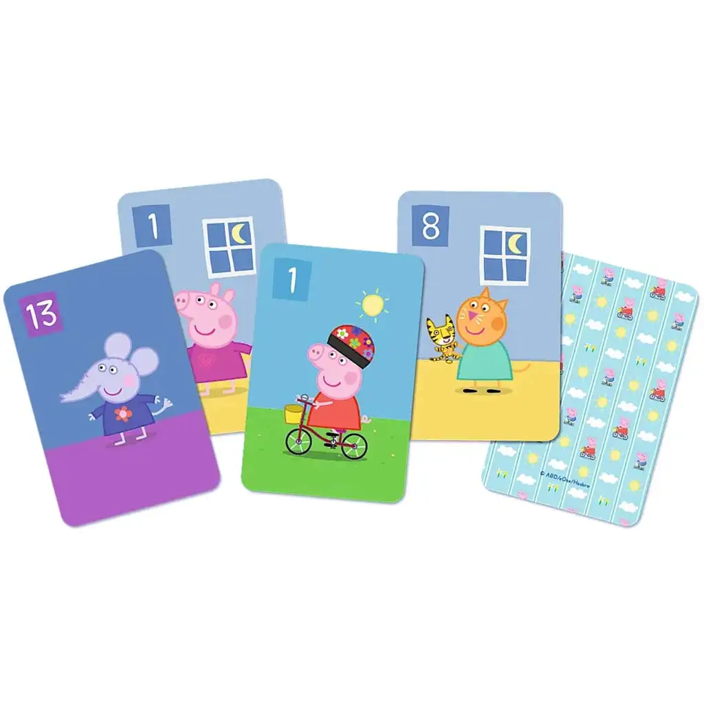 imagen de Peppa Pig: juego de cartas de Póker - Trefl 2