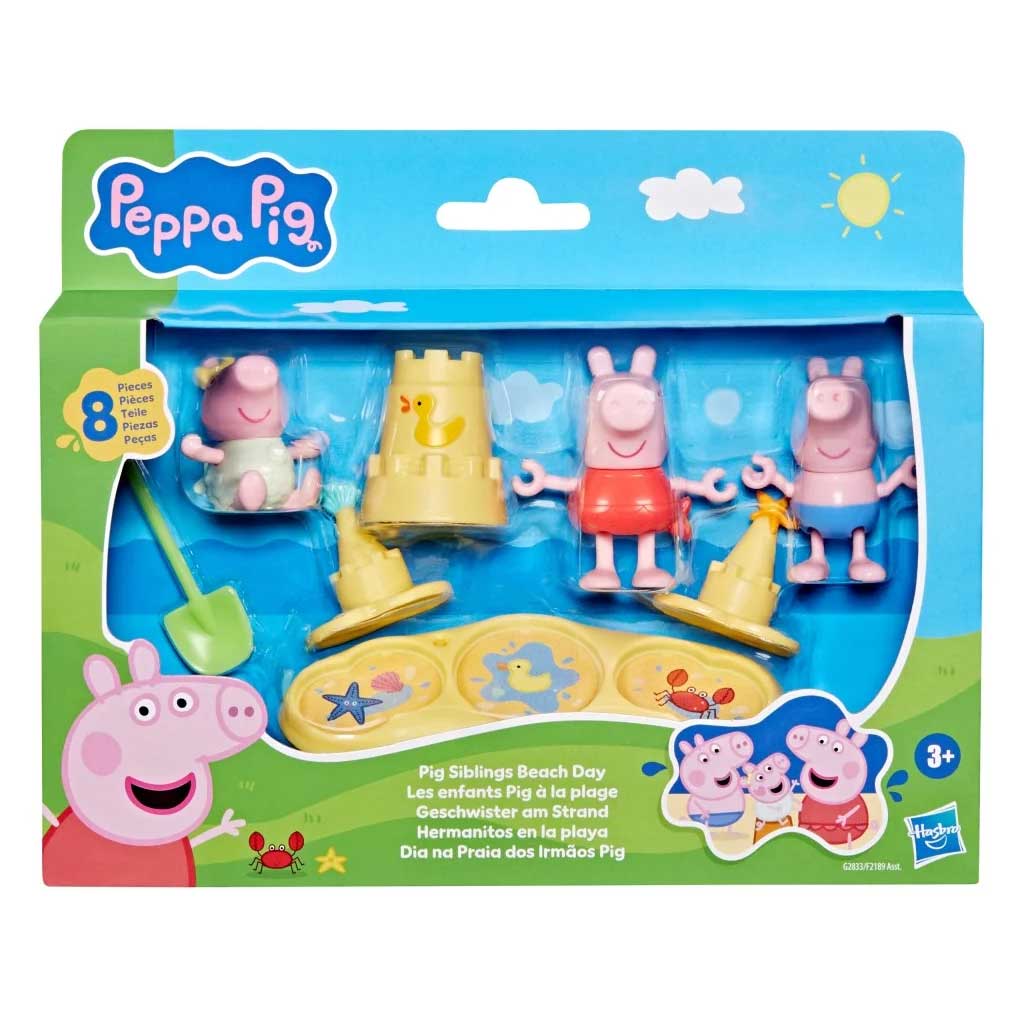 imagen de Peppa Pig: Las aventuras de Peppa - Set de juego de playa - Hasbro 1