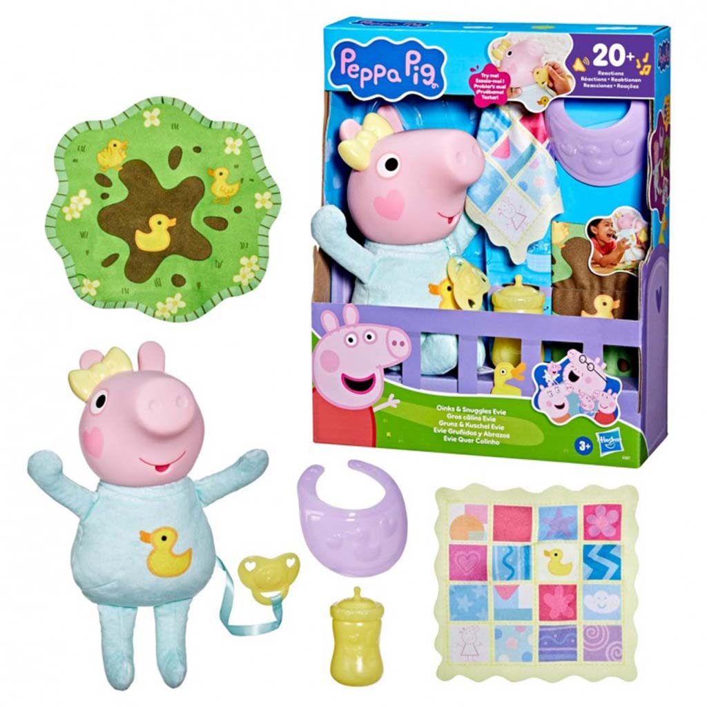 imagen de Peppa Pig: Sonajero y muñeca Evie - Hasbro 2