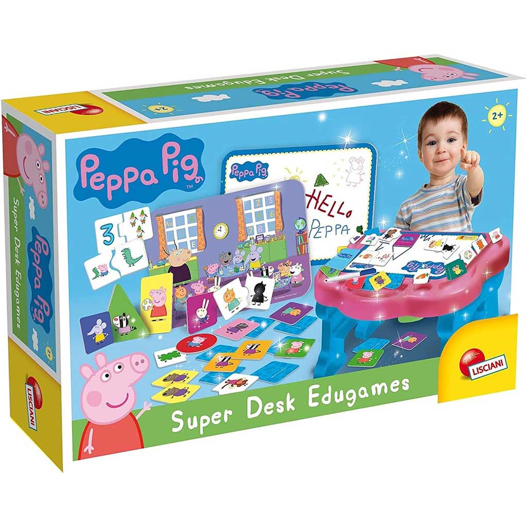 imagen de Peppa Pig Super Desk mesa de habilidades interactivas - Lisciani 1
