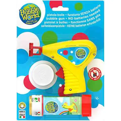 imagen de Pequeña pistola de burbujas set 60ml de líquido 1