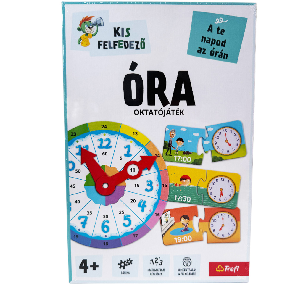 imagen de Pequeño explorador: Juego educativo de reloj nueva edición - Trefl 1