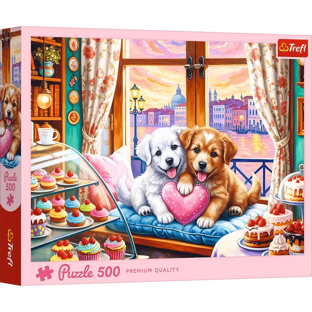 imagen de Perrito Amor Puzzle de Calidad Premium de 500 piezas – Trefl 1