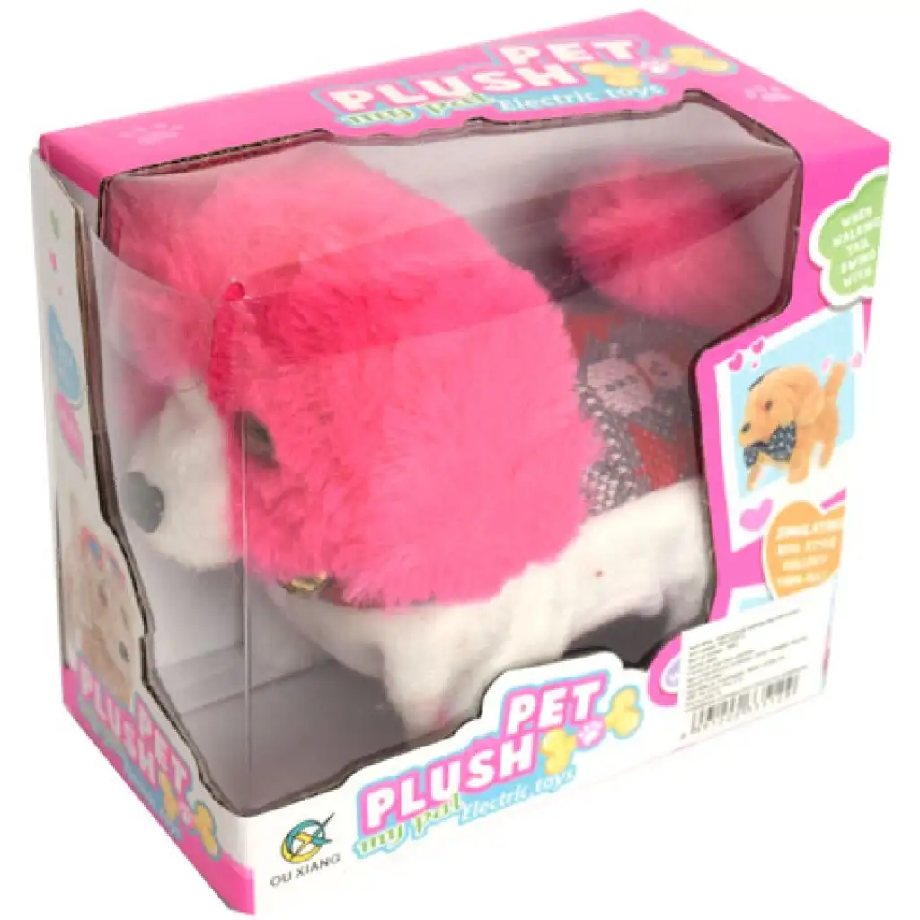 imagen de Perro de peluche caminante con sonido en varios colores 2