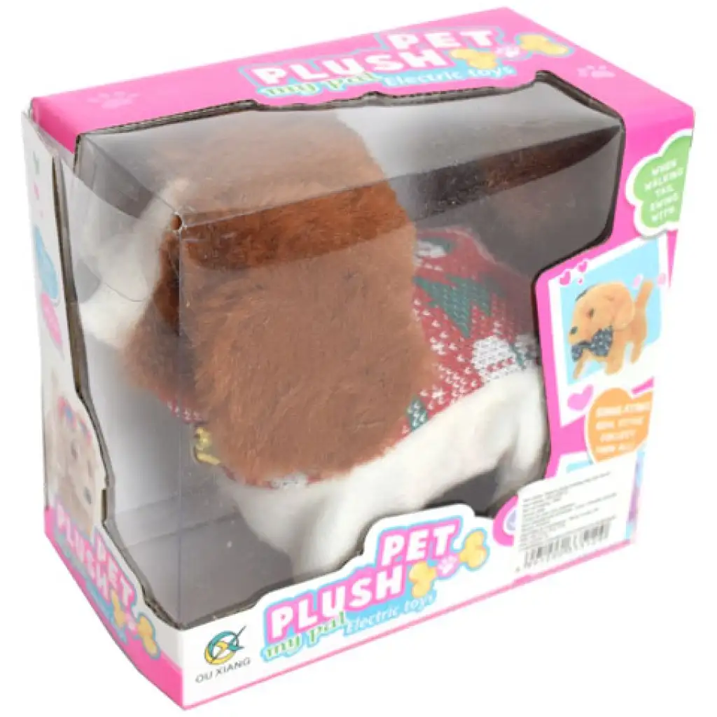 imagen de Perro de peluche caminante con sonido en varios colores 3