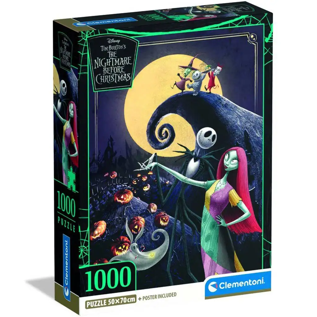 imagen de Pesadilla antes de Navidad rompecabezas de 1000 piezas - Clementoni 1