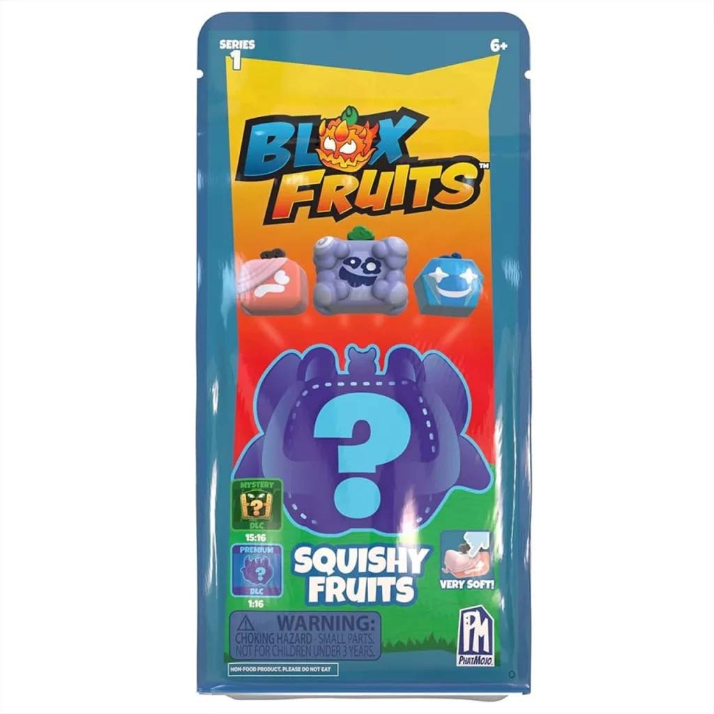 imagen de PhatMojo Blox Fruits figura sorpresa aplastable con código DLC 1