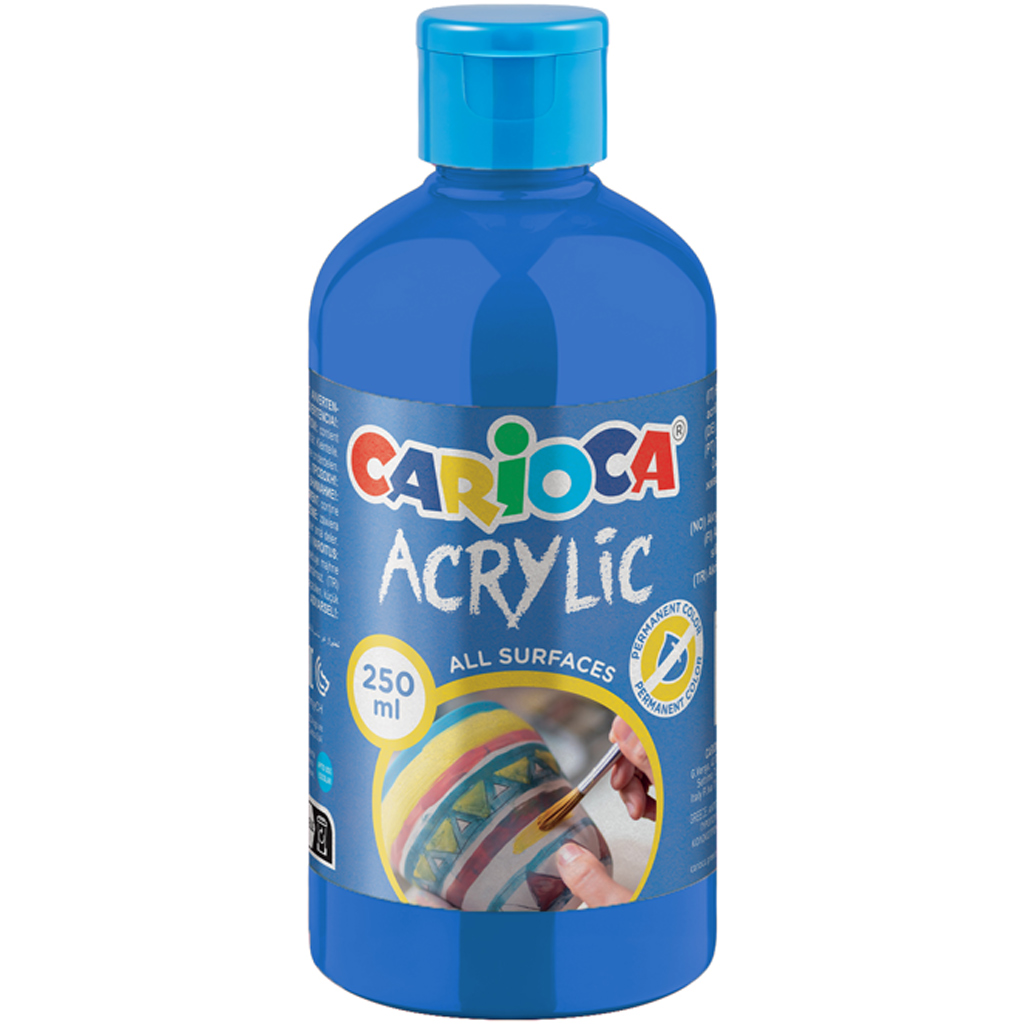 imagen de Pintura acrílica azul 250ml - Carioca 1