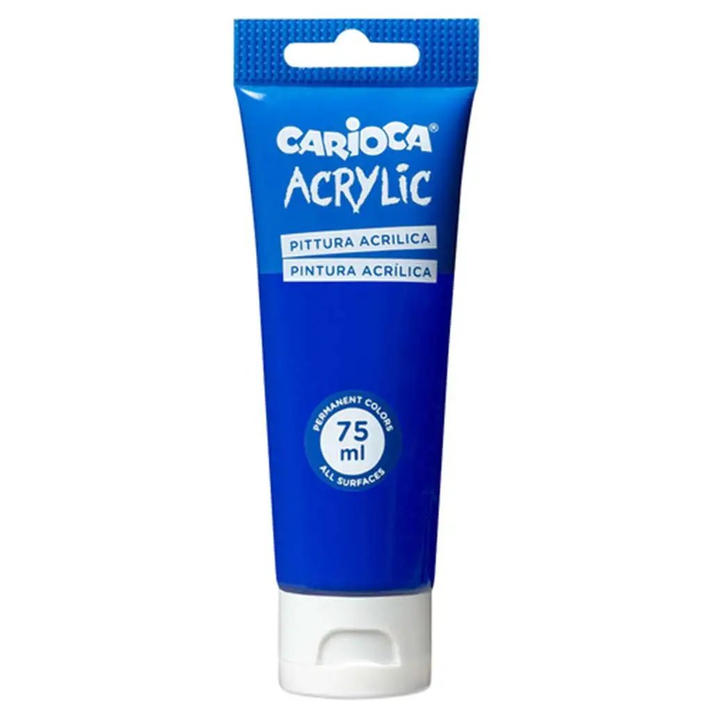 imagen de Pintura acrílica de 75 ml en color azul oscuro - Carioca 1
