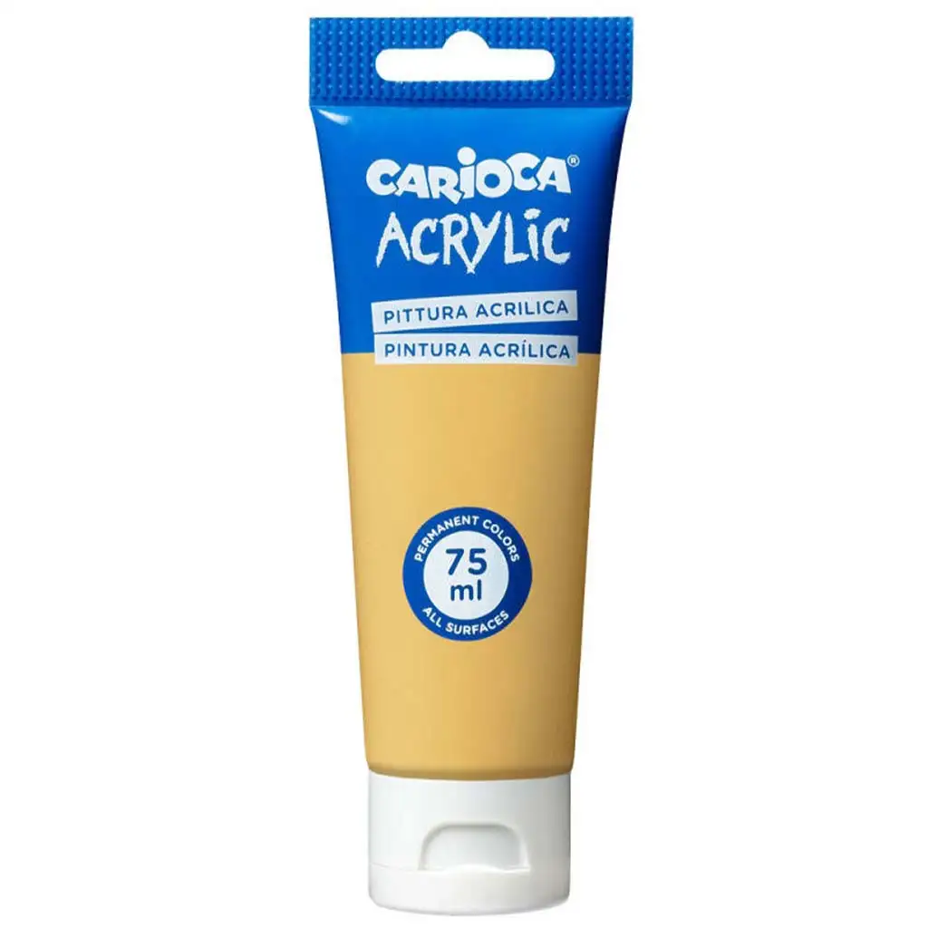 imagen de Pintura acrílica de 75 ml en color dorado - Carioca 1