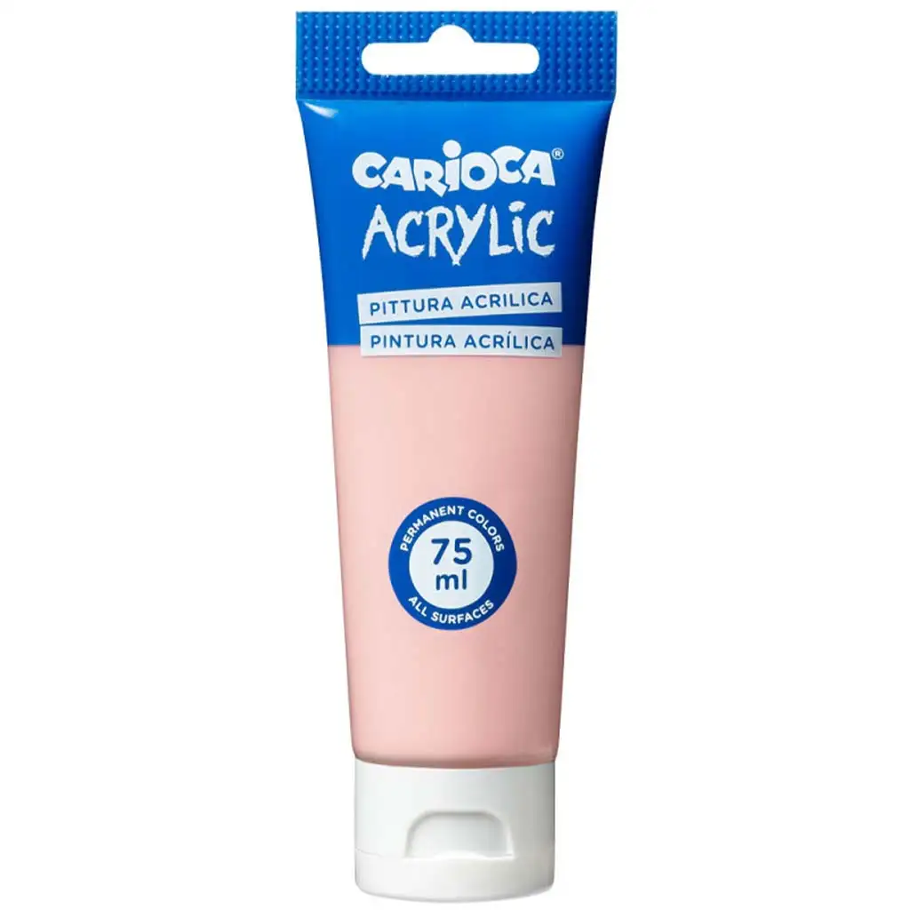 imagen de Pintura acrílica de 75 ml en color rosa - Carioca 1