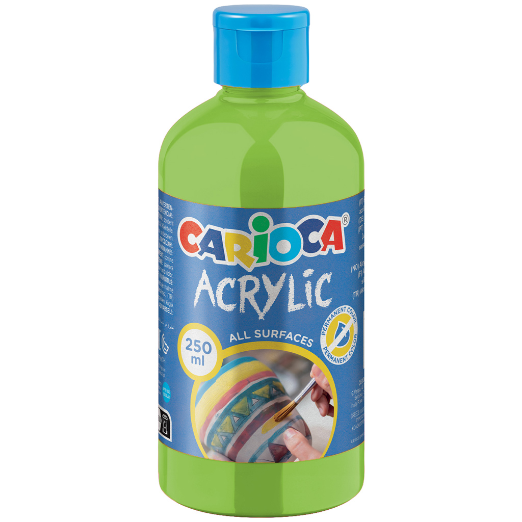 imagen de Pintura acrílica verde 250ml - Carioca 1