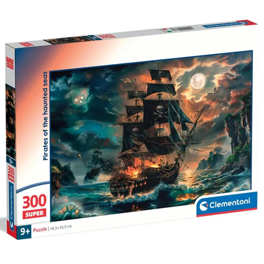 imagen de Piratas de los mares fantasma puzzle de 300 piezas - Clementoni 1
