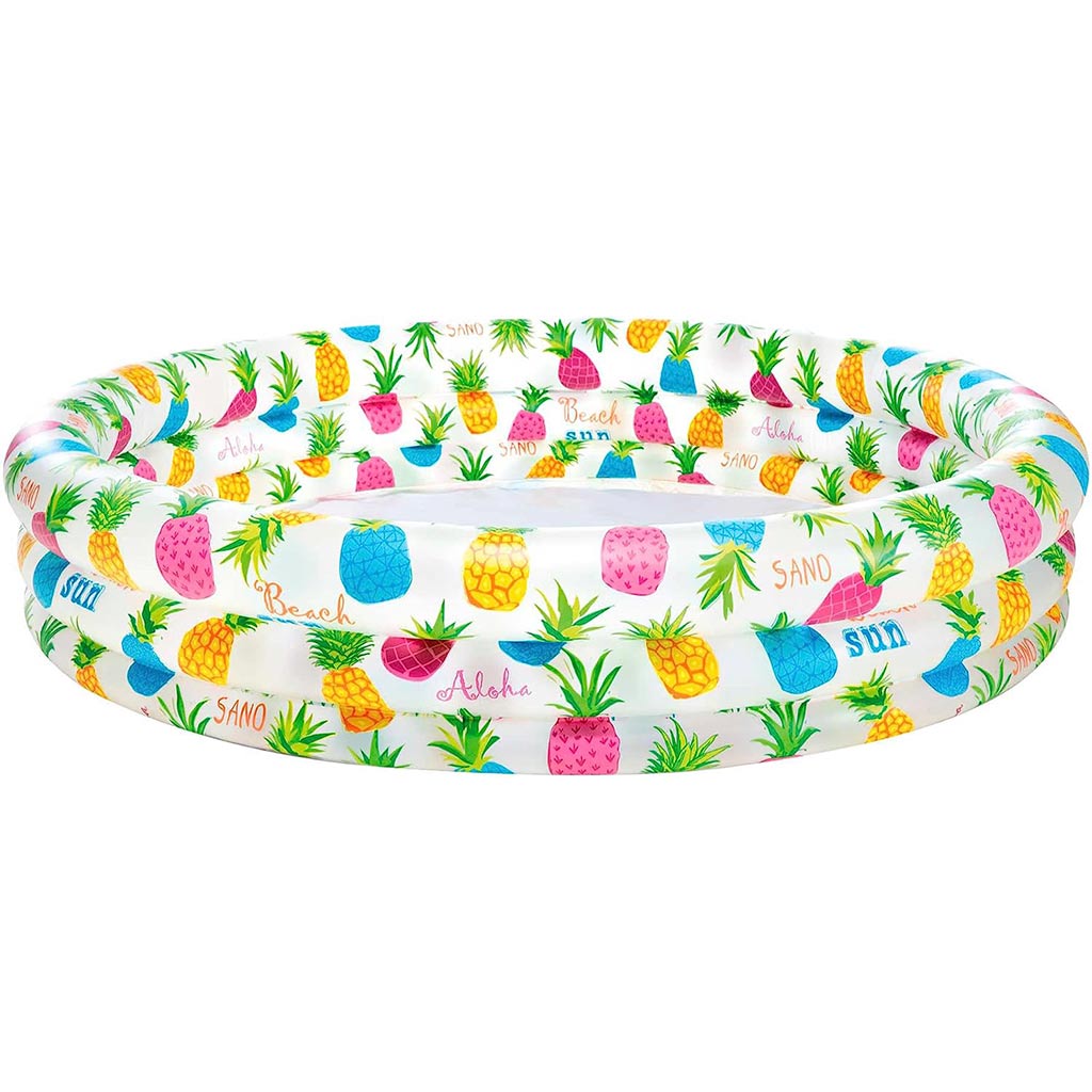 imagen de Piscina de 3 anillas con piña - Intex 1