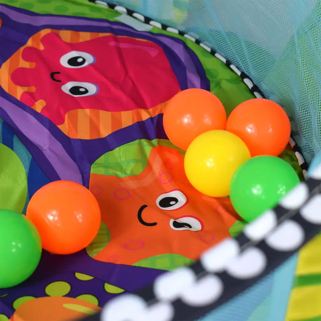 imagen de Piscina de bebé con tortuga y pelotas y accesorios 70x90cm 5