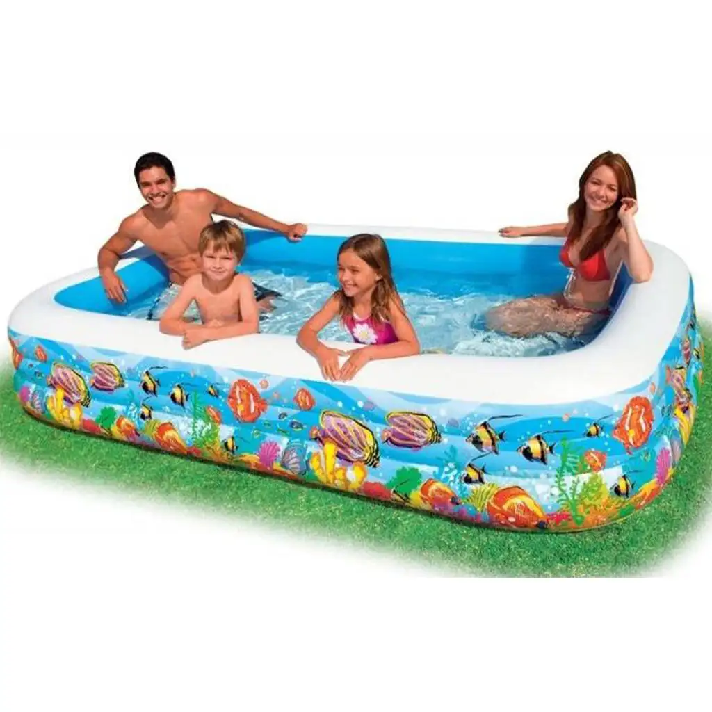 imagen de Piscina inflable familiar con diseño marino de 305cm - Intex 3