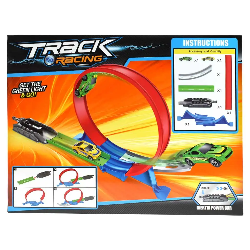 imagen de Pista de carreras Track Racing con super loop de 360° y 2 coches pequeños 2