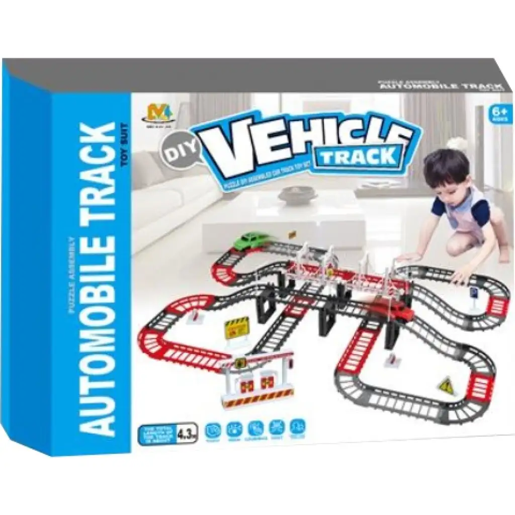 imagen de Pista de coches de 4.3m DIY ensamblable con accesorios 1