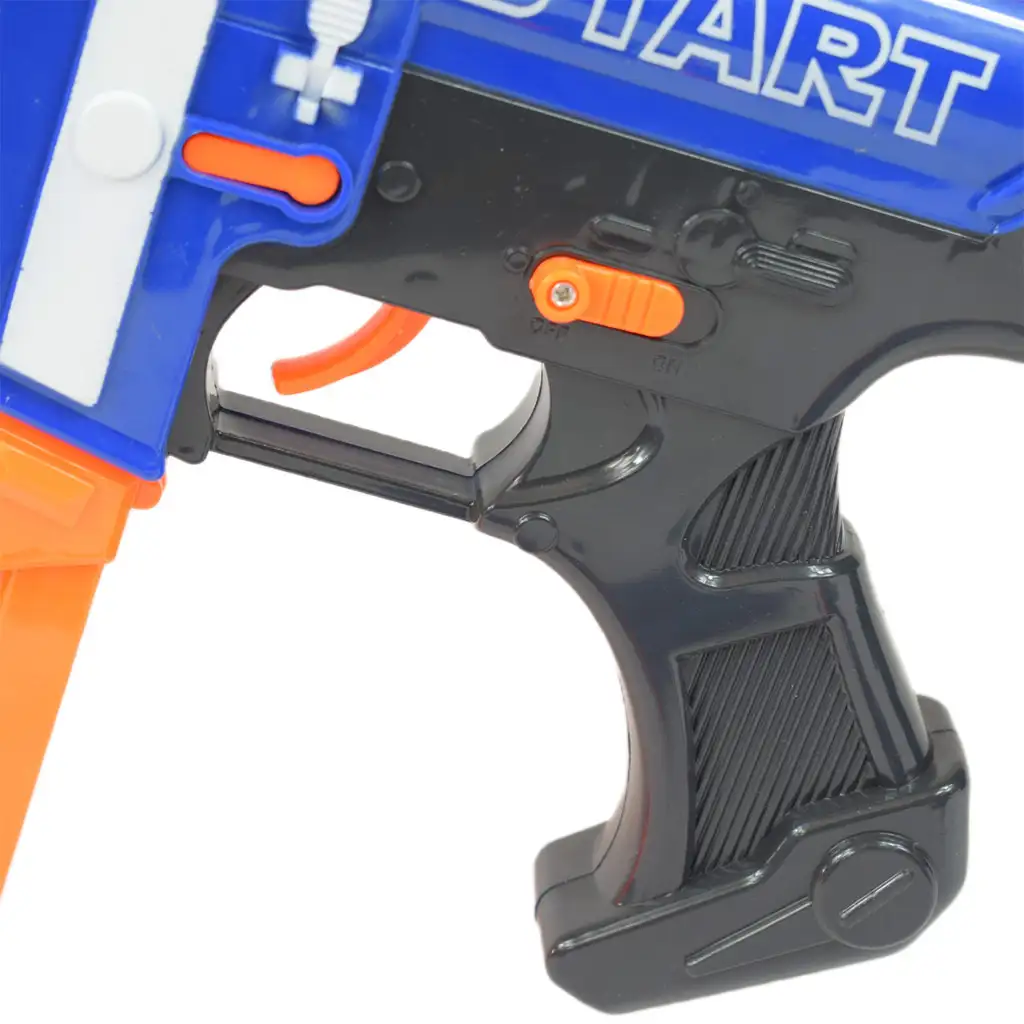 imagen de Pistola de Balas Blandas: Arma eléctrica de espuma con cargador y balas en dos versiones de 60cm 3