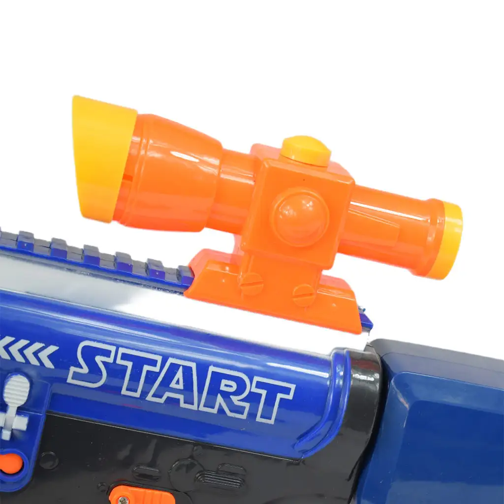 imagen de Pistola de Balas Blandas: Arma eléctrica de espuma con cargador y balas en dos versiones de 60cm 5