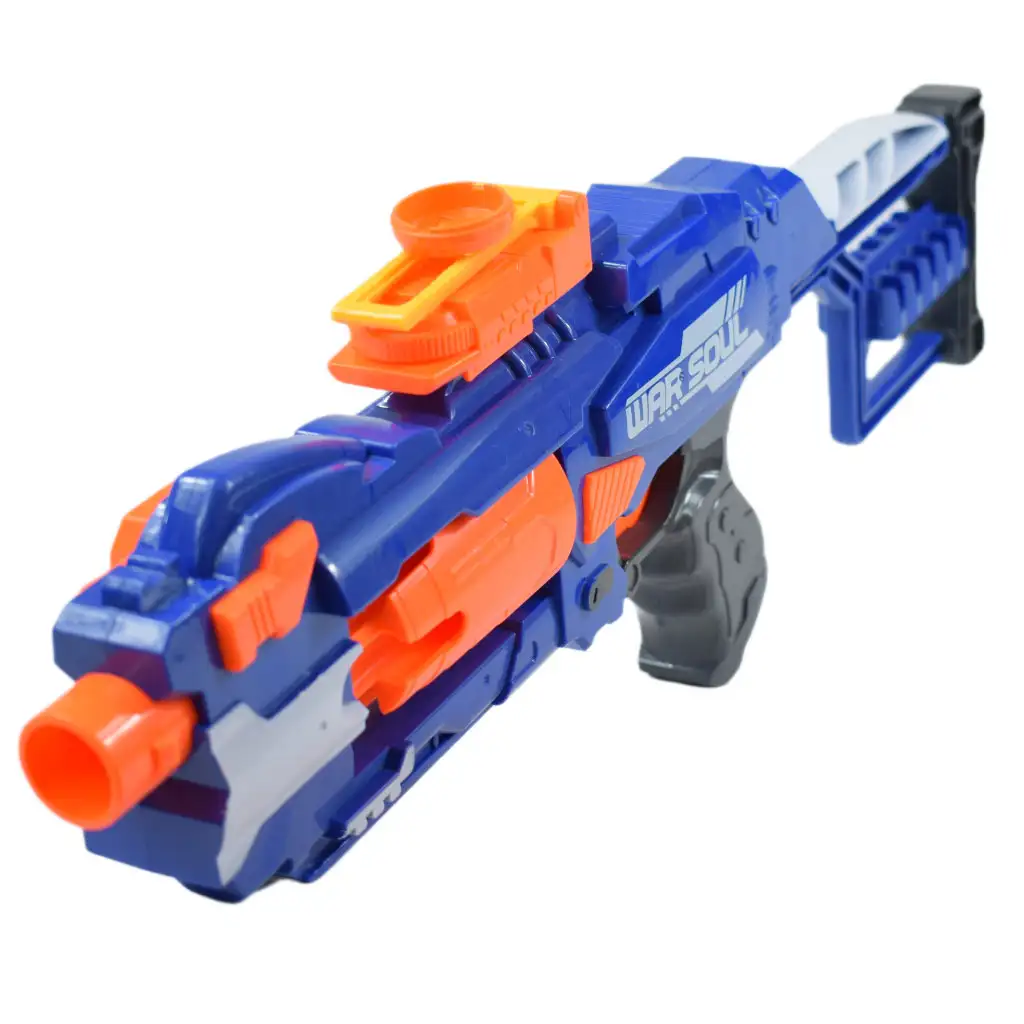 imagen de Pistola de Balas Blandas: Fusil de dardos eléctricos con cargador rotativo y balas de esponja de 55cm 2